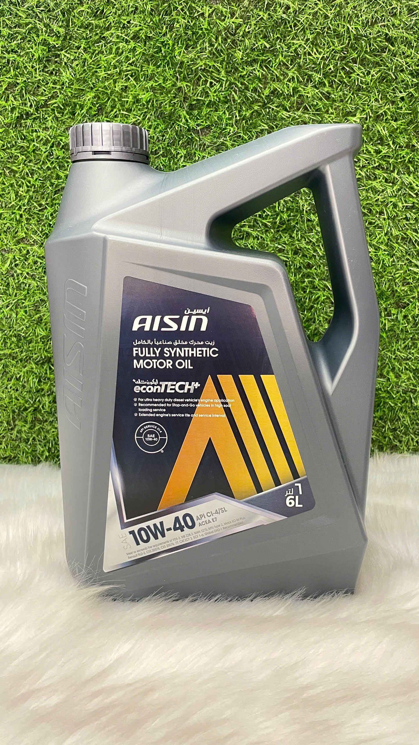 Dầu nhờn động cơ Aisin ecoTECH+ Fully Synthetic API CI-4/SL 10W-40